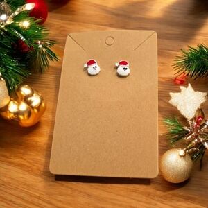Santa Holiday Festive Stud Earrings